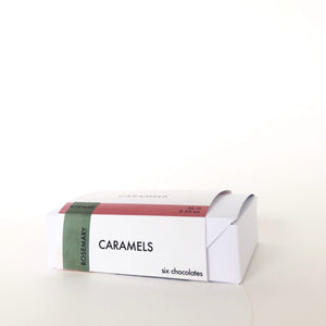 Chocolate Covered Rosemary Caramels: Six